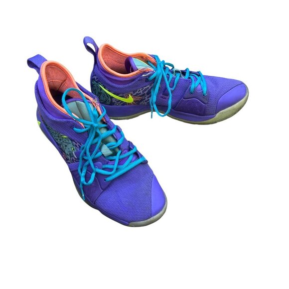 Nike Men’s PG2 2018 Mamba Mentality Zoom Purple Sneakers Size 10.5 AO2986-001 - Picture 2 of 15